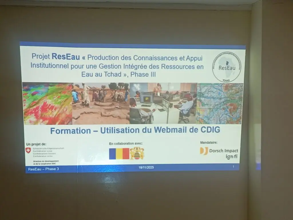 Formation des agents du CDIG sur le site web